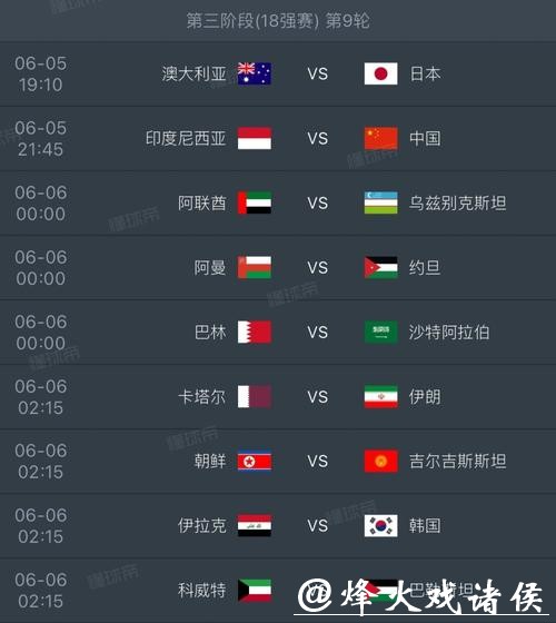 2026年世界杯完整比赛日程及详细安排
